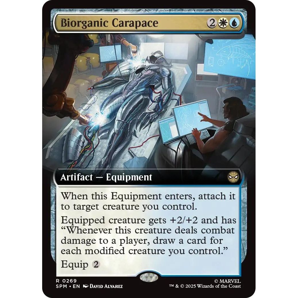 Image for Biorganic Carapace (Extended Art) (269) (SPM) - Magic: The Gathering