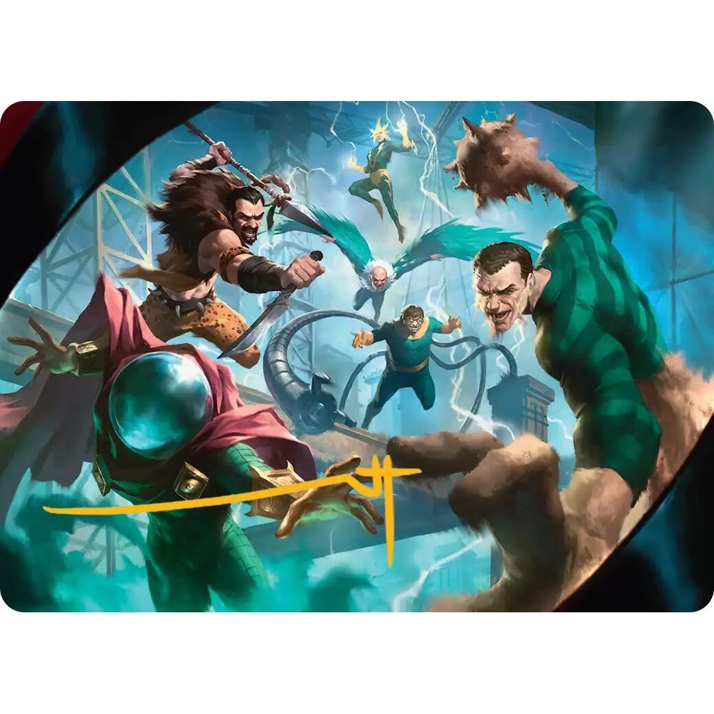 Image for Behold the Sinister Six! Art Card (7/54) (Gold-Stamped Signature) (7) (AASPM) - Magic: The Gathering