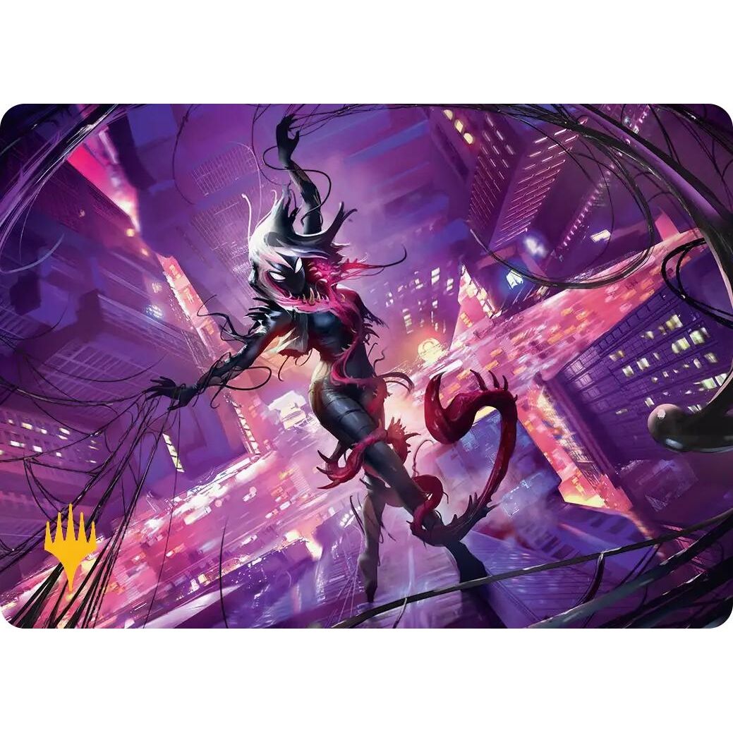 Image for Gwenom, Remorseless Art Card (Gold-Stamped Planeswalker Symbol) (8) (AASPM) - Magic: The Gathering