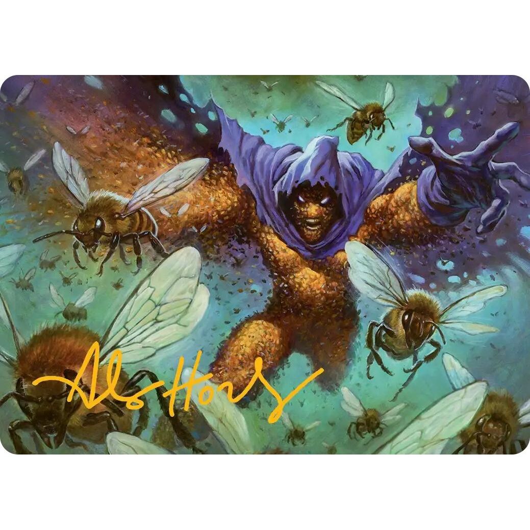 Image for Swarm, Being of Bees Art Card (Gold-Stamped Signature) (11) (AASPM) - Magic: The Gathering