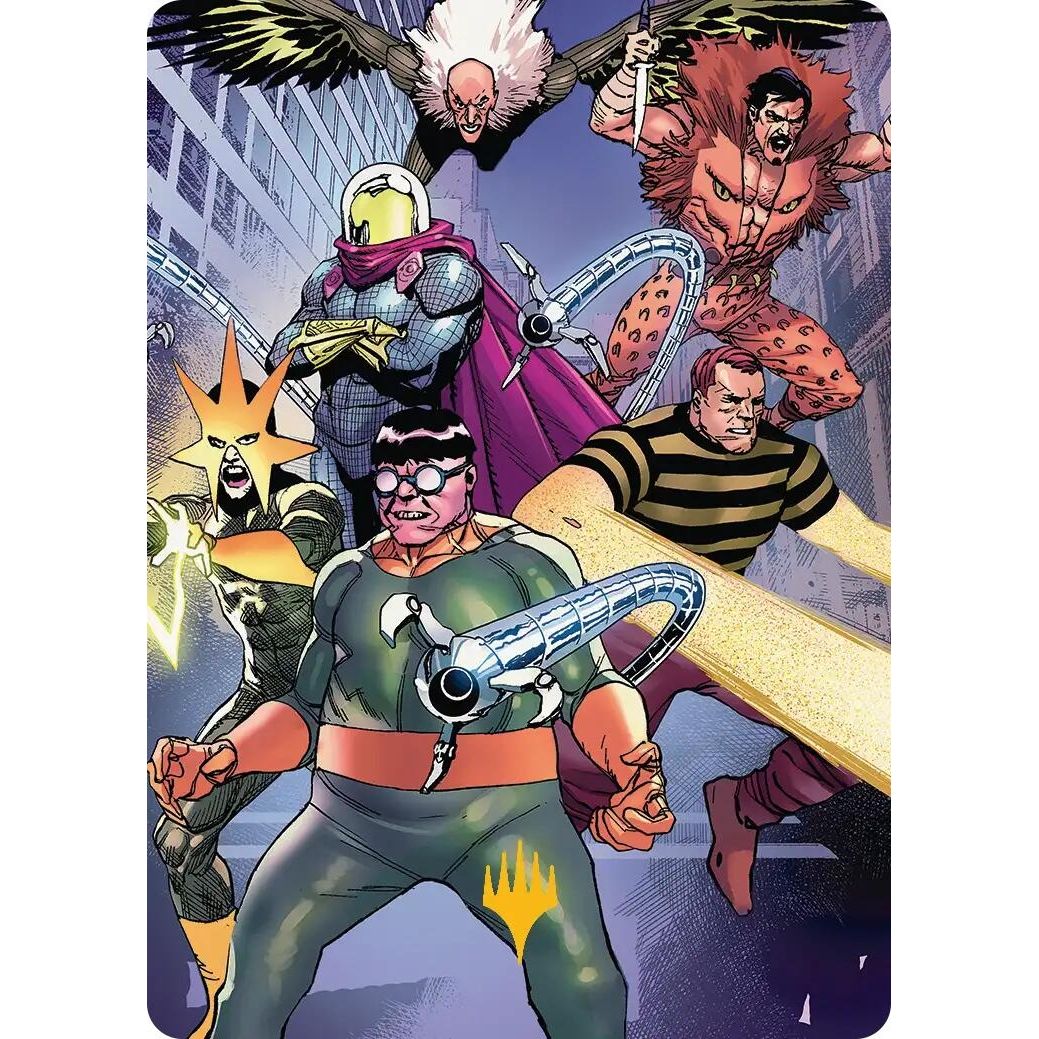 Image for Behold the Sinister Six! Art Card (45/54) (Gold-Stamped Planeswalker Symbol) (45) (AASPM) - Magic: The Gathering