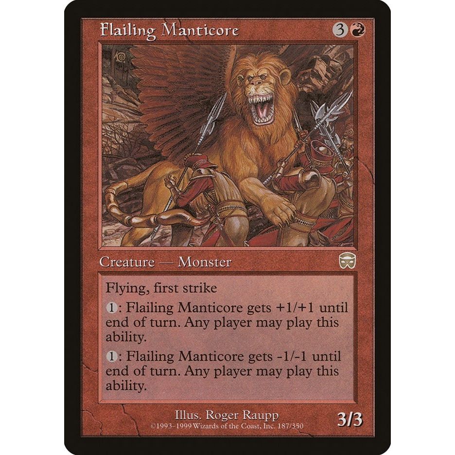 Image for Flailing Manticore (187) (MMQ) - Magic: The Gathering