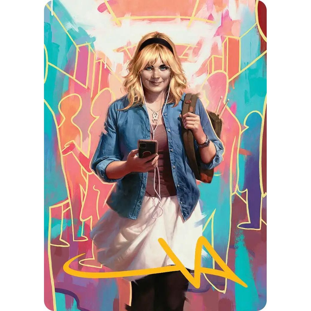 Image for Gwen Stacy Art Card (Gold-Stamped Signature) (13/54) (13) (AASPM) - Magic: The Gathering