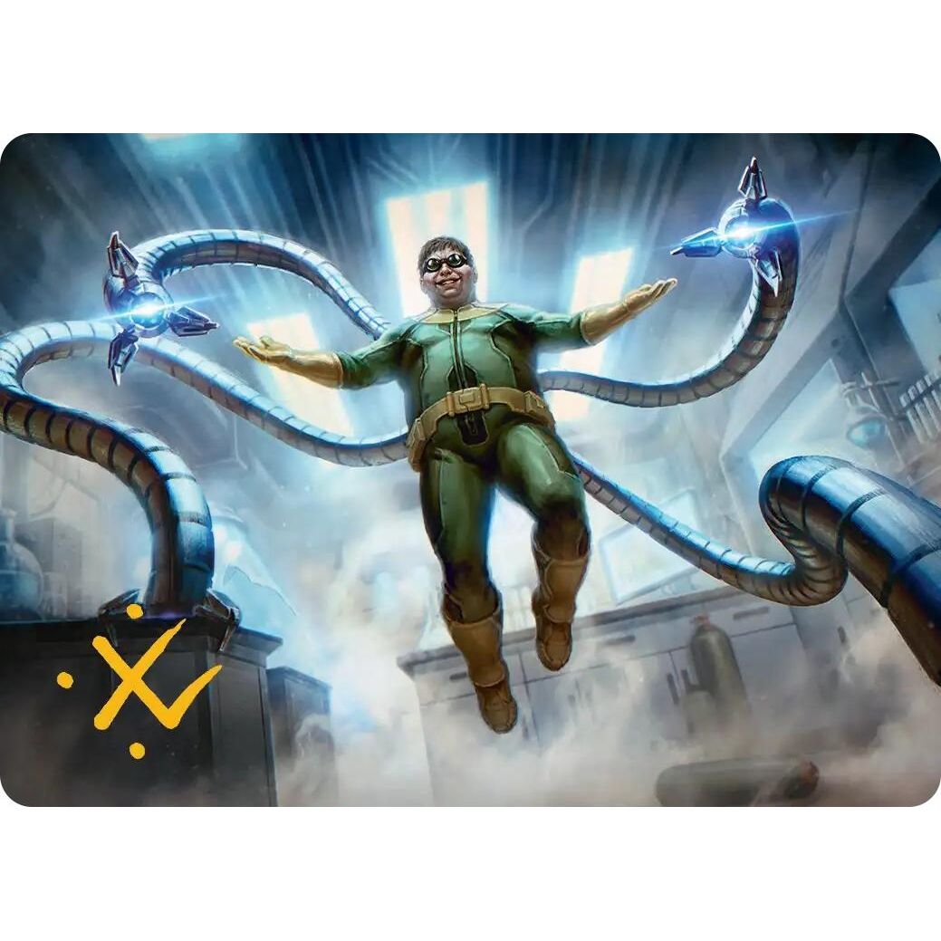Image for Doctor Octopus, Master Planner Art Card (25/54) (Gold-Stamped Signature) (25) (AASPM) - Magic: The Gathering