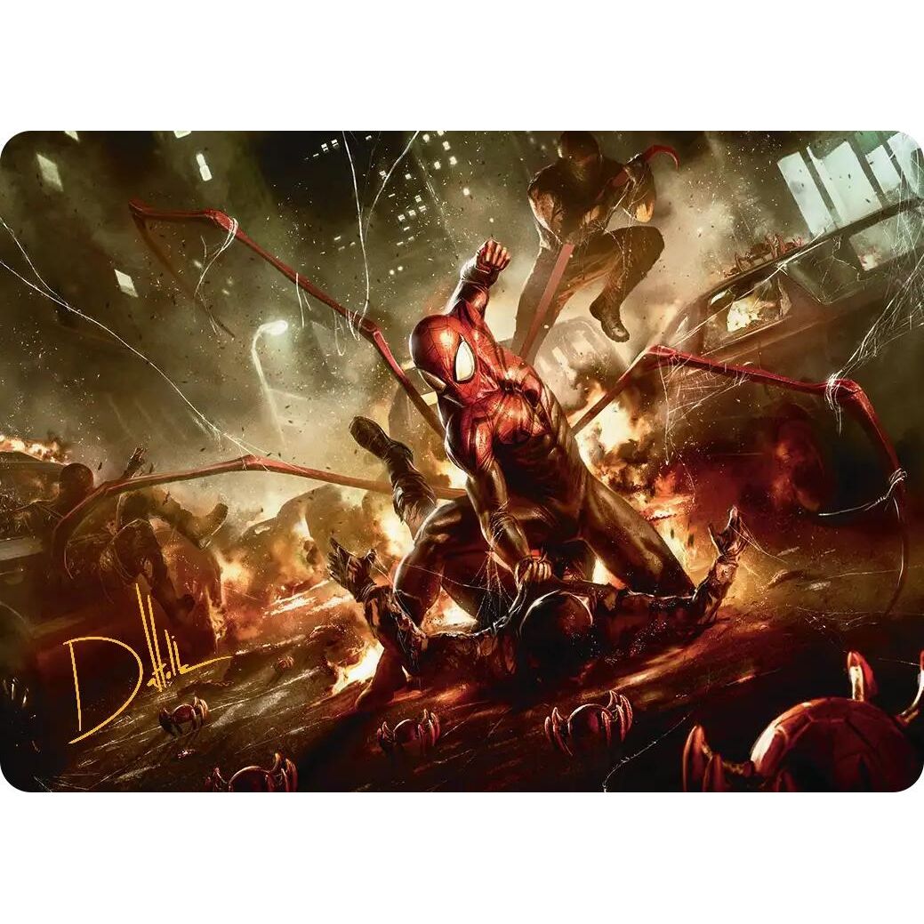 Image for Superior Spider-Man Art Card (Gold-Stamped Signature) (32) (AASPM) - Magic: The Gathering