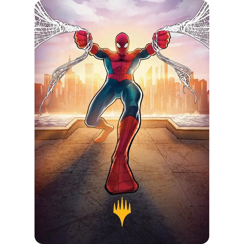Image for Amazing Spider-Man Art Card (36/54) (Gold-Stamped Planeswalker Symbol) (36) (AASPM) - Magic: The Gathering