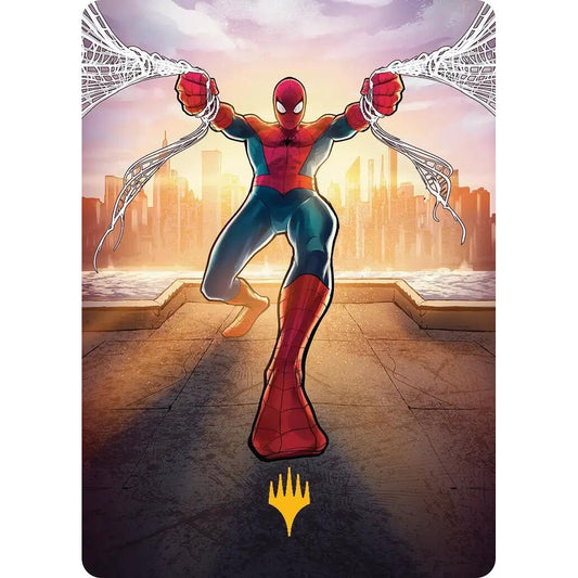 Image for Amazing Spider-Man Art Card (36/54) (Gold-Stamped Planeswalker Symbol) (36) (AASPM) - Magic: The Gathering