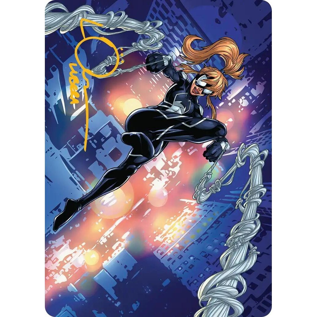 Image for Araña, Heart of the Spider Art Card (Gold-Stamped Signature) (37) (AASPM) - Magic: The Gathering