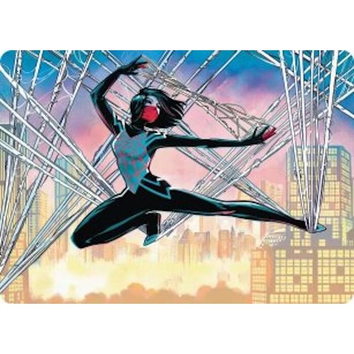 Image for Silk, Web Weaver Art Card (39/54) (39) (AASPM) - Magic: The Gathering