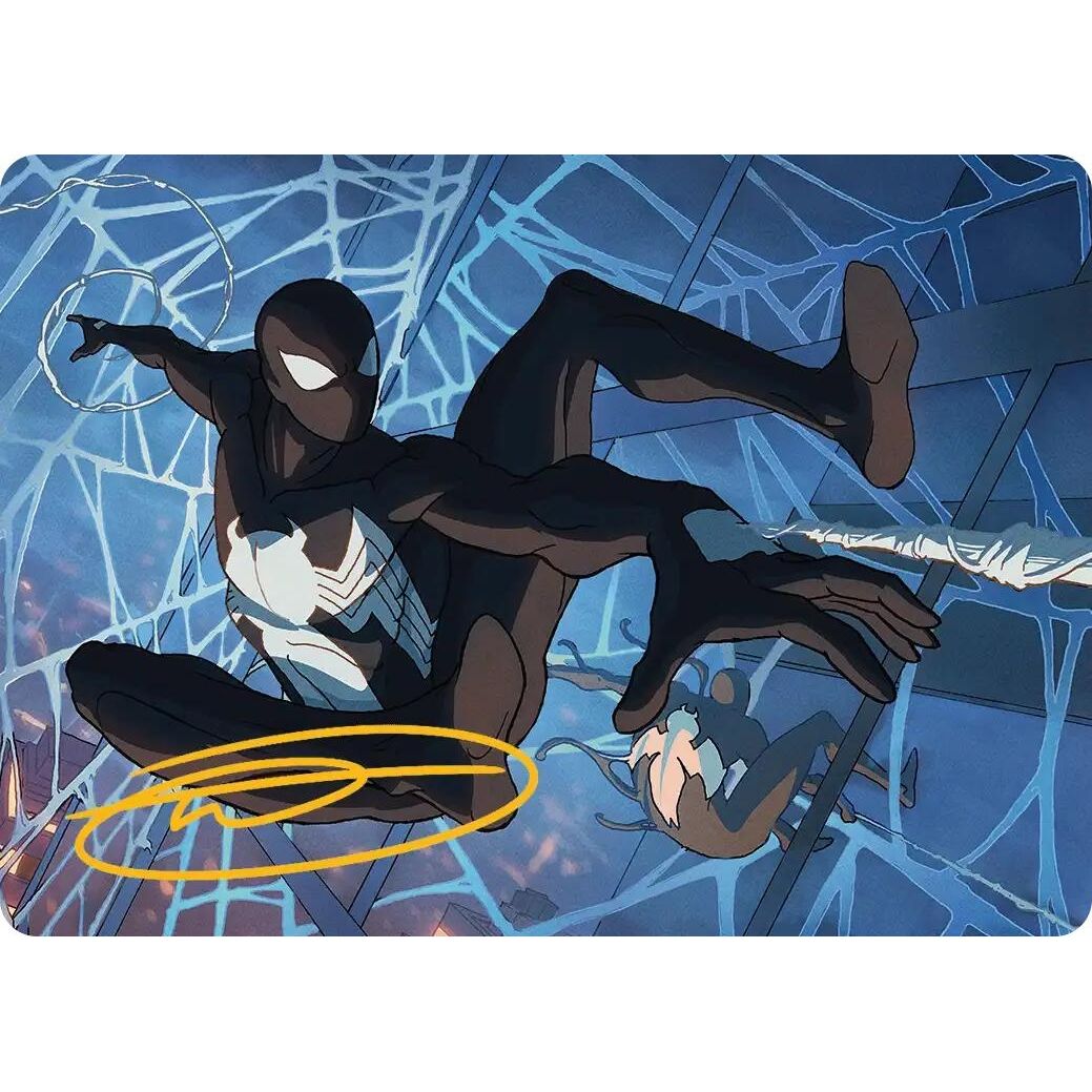 Image for Symbiote Spider-Man Art Card (Gold-Stamped Signature) (40) (AASPM) - Magic: The Gathering