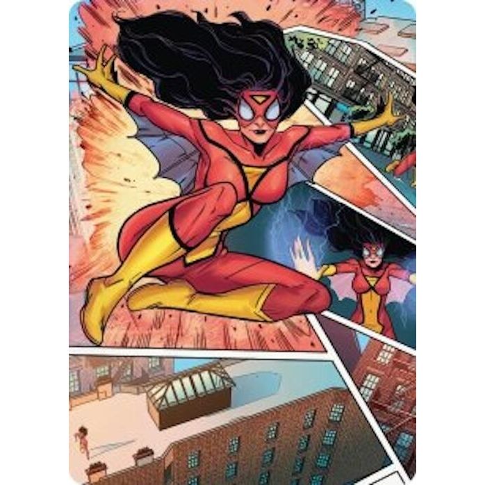 Image for Spider-Woman, Stunning Savior Art Card (51) (AASPM) - Magic: The Gathering