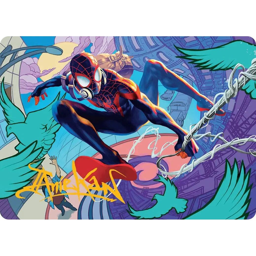 Image for Spider-Man, Brooklyn Visionary Art Card (Gold-Stamped Signature) (20) (AASPM) - Magic: The Gathering