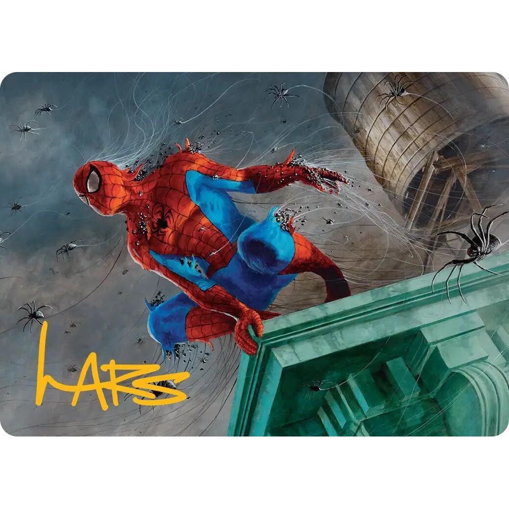 Image for Spiders-Man, Heroic Horde Art Card (Gold-Stamped Signature) (21) (AASPM) - Magic: The Gathering