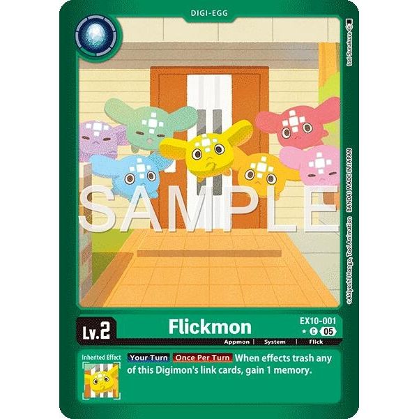Image for Flickmon (Limited Foil) (EX10-001 C) (EX10) - Digimon Card Game