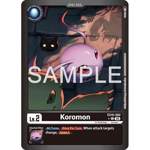 Image for Koromon (Limited Foil) (EX10-002 C) (EX10) - Digimon Card Game