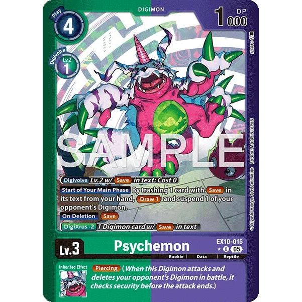 Image for Psychemon (Limited Foil) (EX10-015 U) (EX10) - Digimon Card Game