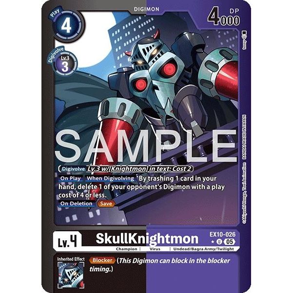 Image for SkullKnightmon (Limited Foil) (EX10-026 U) (EX10) - Digimon Card Game