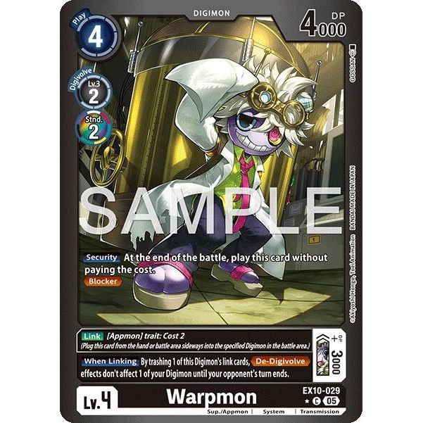 Image for Warpmon (Limited Foil) (EX10-029 C) (EX10) - Digimon Card Game