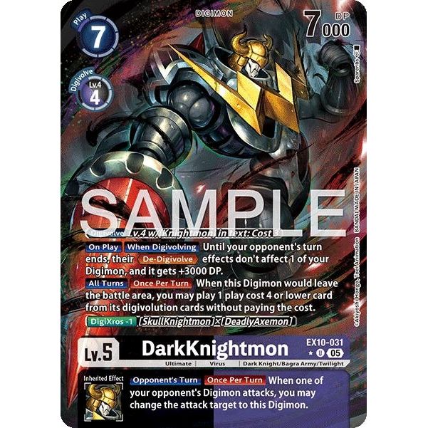 Image for DarkKnightmon (Alternate Art) (EX10-031 U) (EX10) - Digimon Card Game