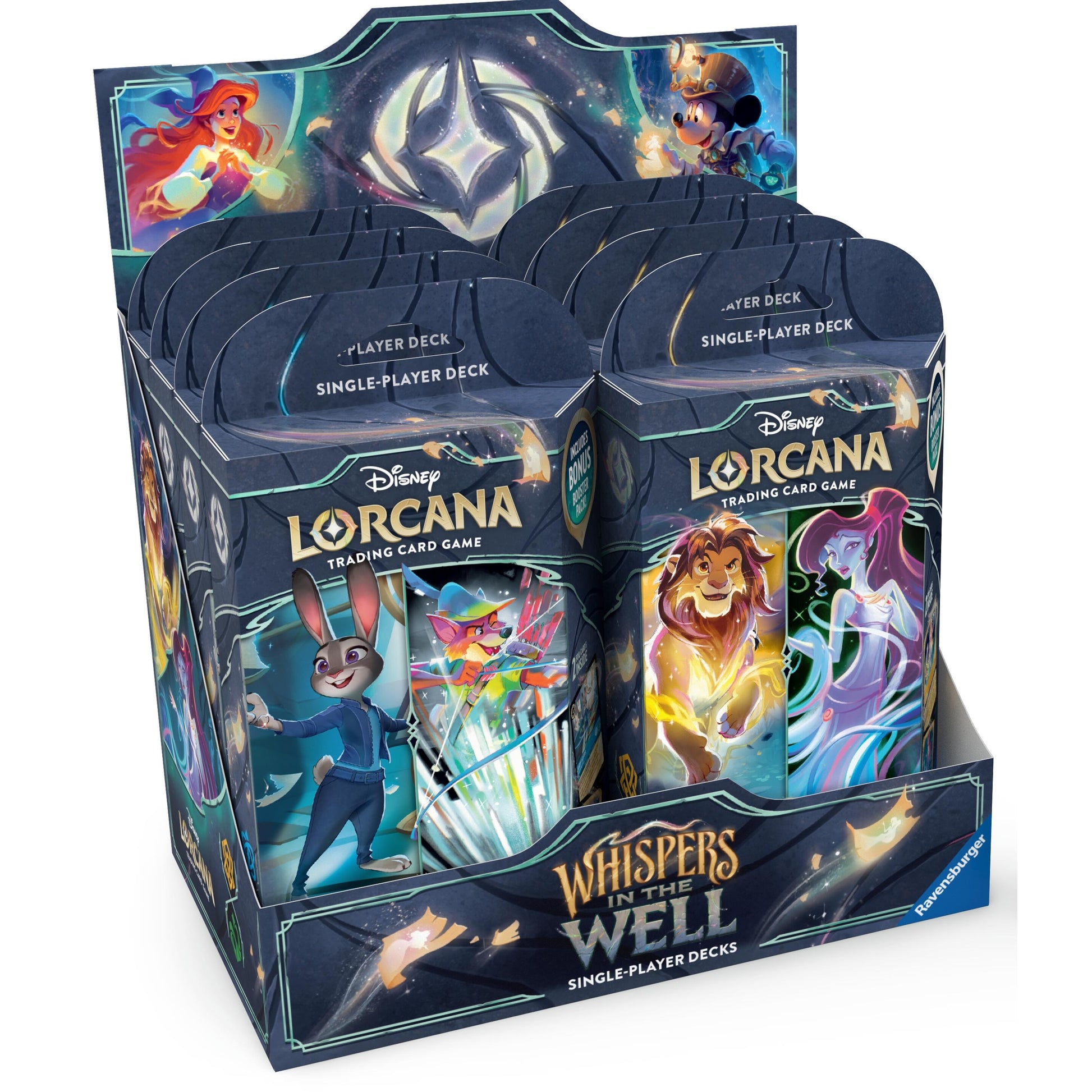 Image for Disney Lorcana: Whispers in the Well Starter Deck Display - Disney Lorcana