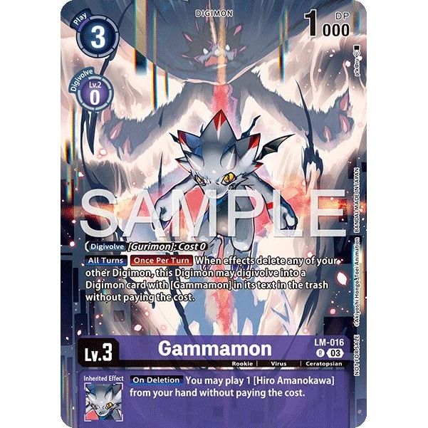 Image for Gammamon (Sinister Order Legend Pack) (LM-016 R) (BT15) - Digimon Card Game