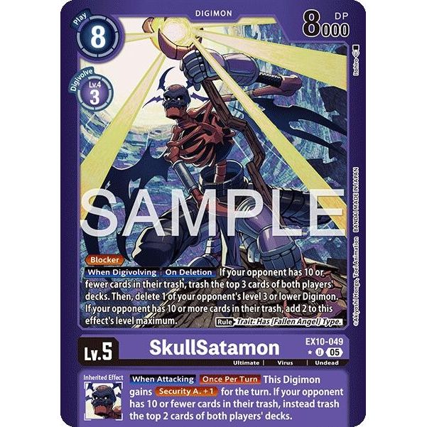 Image for SkullSatamon (Limited Foil) (EX10-049 U) (EX10) - Digimon Card Game