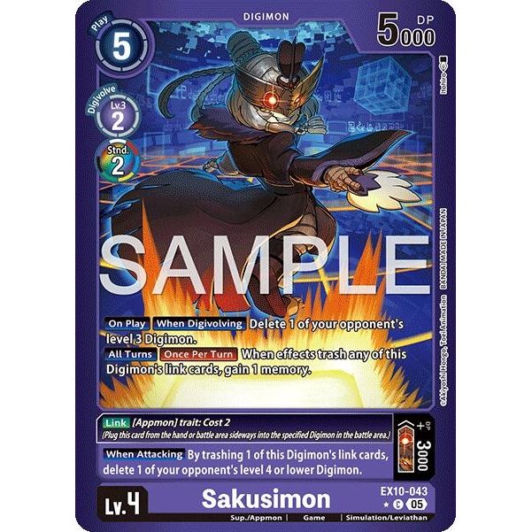 Image for Sakusimon (Limited Foil) (EX10-043 C) (EX10) - Digimon Card Game