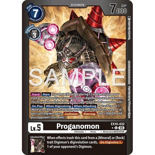 Image for Proganomon (Limited Foil) (EX10-032 C) (EX10) - Digimon Card Game