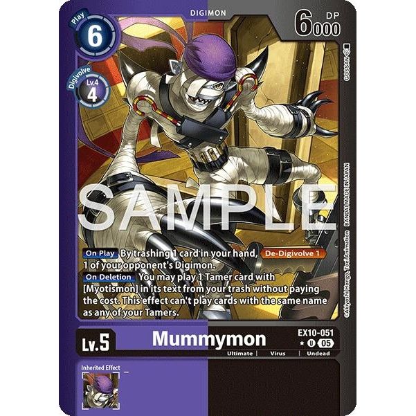 Image for Mummymon (Limited Foil) (EX10-051 U) (EX10) - Digimon Card Game