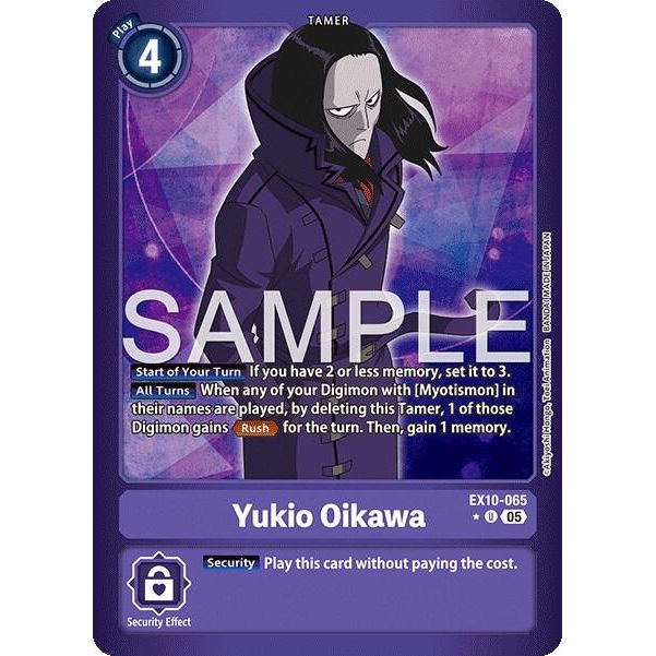 Image for Yukio Oikawa (Limited Foil) (EX10-065 R) (EX10) - Digimon Card Game