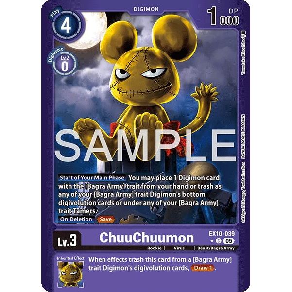 Image for ChuuChuumon (Limited Foil) (EX10-039 C) (EX10) - Digimon Card Game