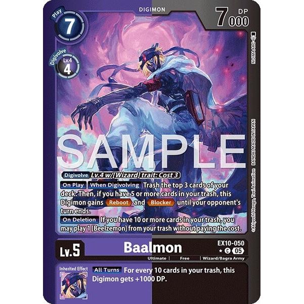 Image for Baalmon (Limited Foil) (EX10-050 C) (EX10) - Digimon Card Game
