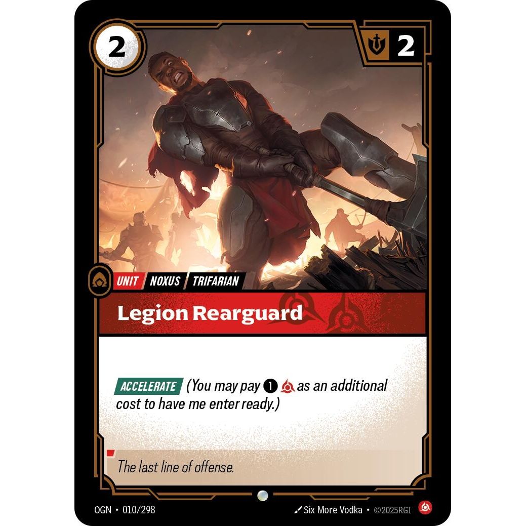 Image for Legion Rearguard (010/298) (OGN) - Riftbound: League of Legends Trading Card Game