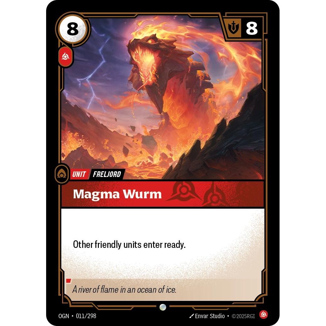 Image for Magma Wurm (011/298) (OGN) - Riftbound: League of Legends Trading Card Game