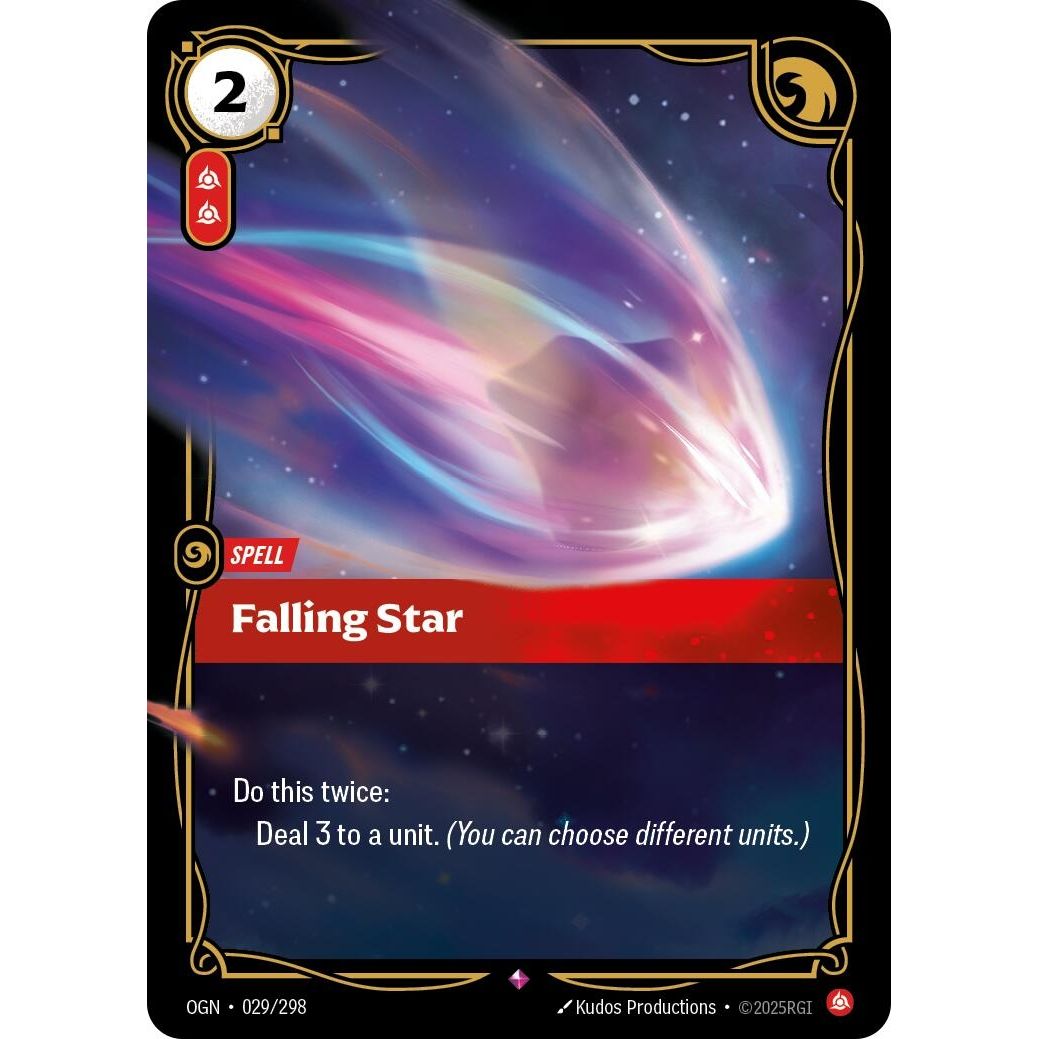 Image for Falling Star (029/298) (OGN) - Riftbound: League of Legends Trading Card Game