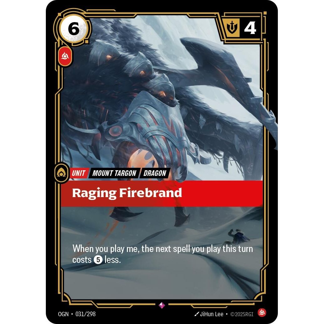 Image for Raging Firebrand (031/298) (OGN) - Riftbound: League of Legends Trading Card Game