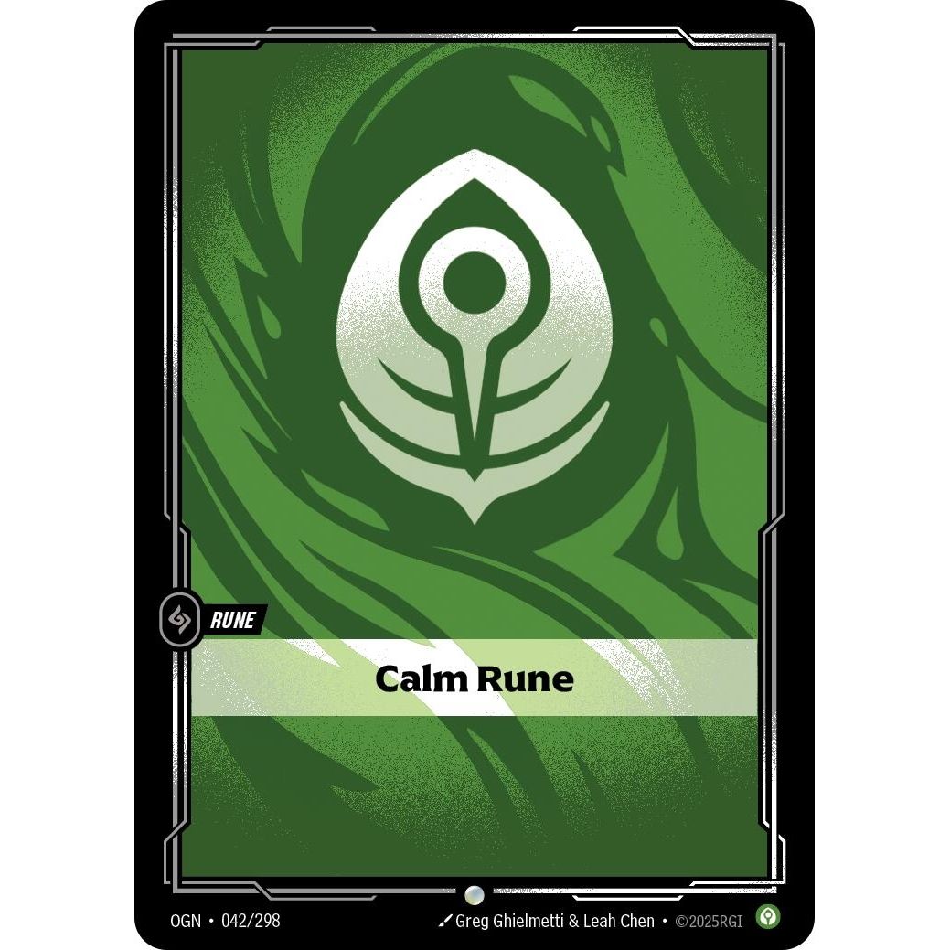 Image for Calm Rune (042/298) (OGN) - Riftbound: League of Legends Trading Card Game