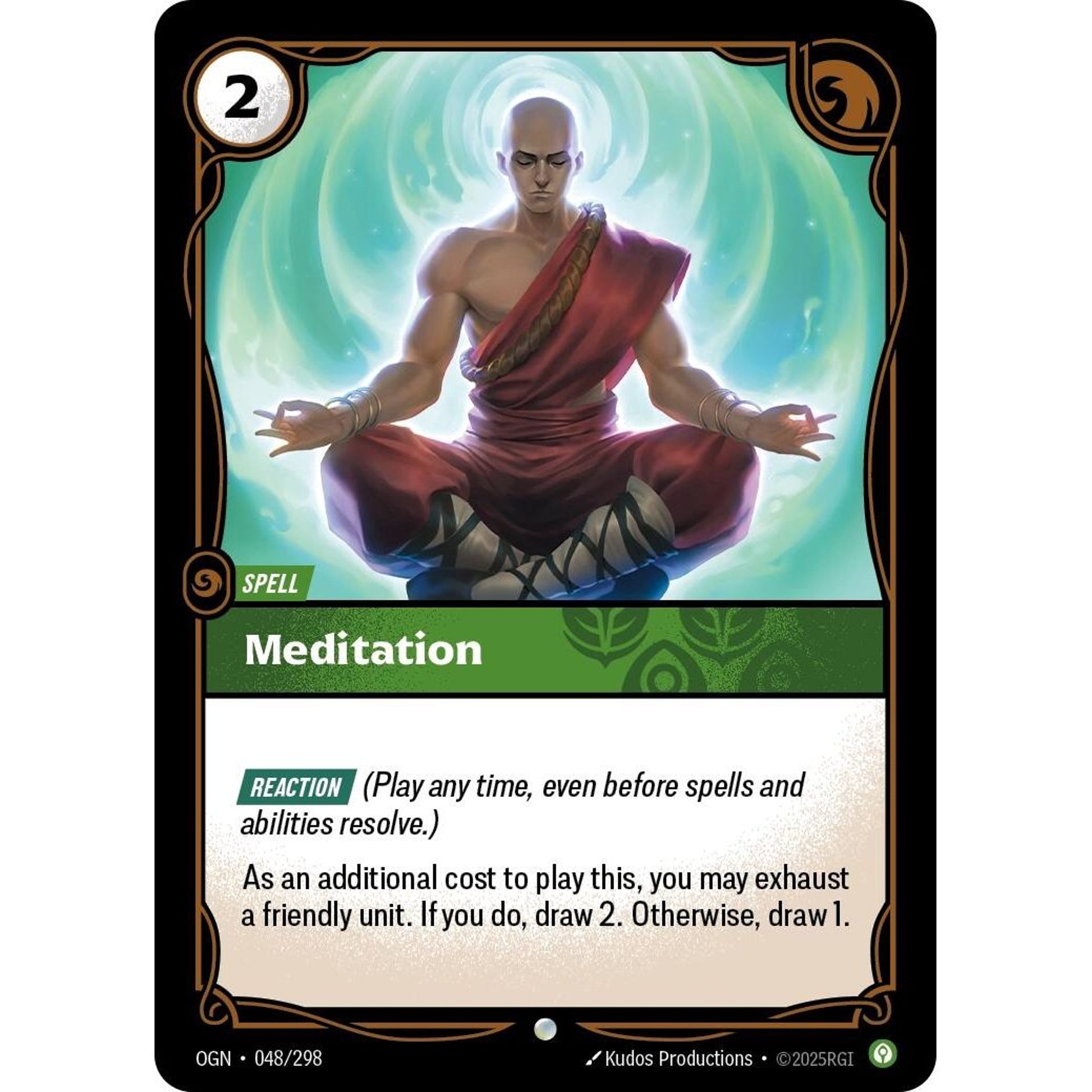 Image for Meditation (048/298) (OGN) - Riftbound: League of Legends Trading Card Game