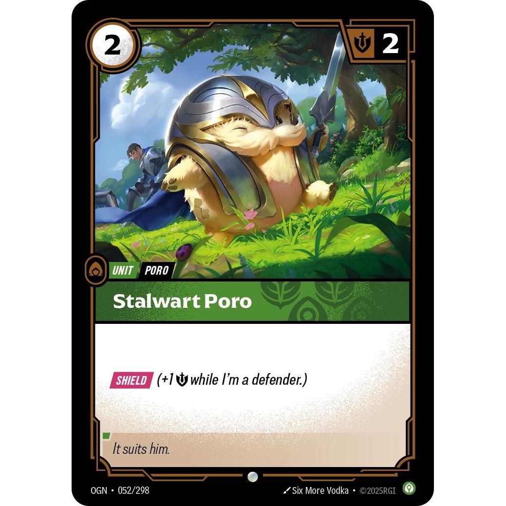 Image for Stalwart Poro (052/298) (OGN) - Riftbound: League of Legends Trading Card Game