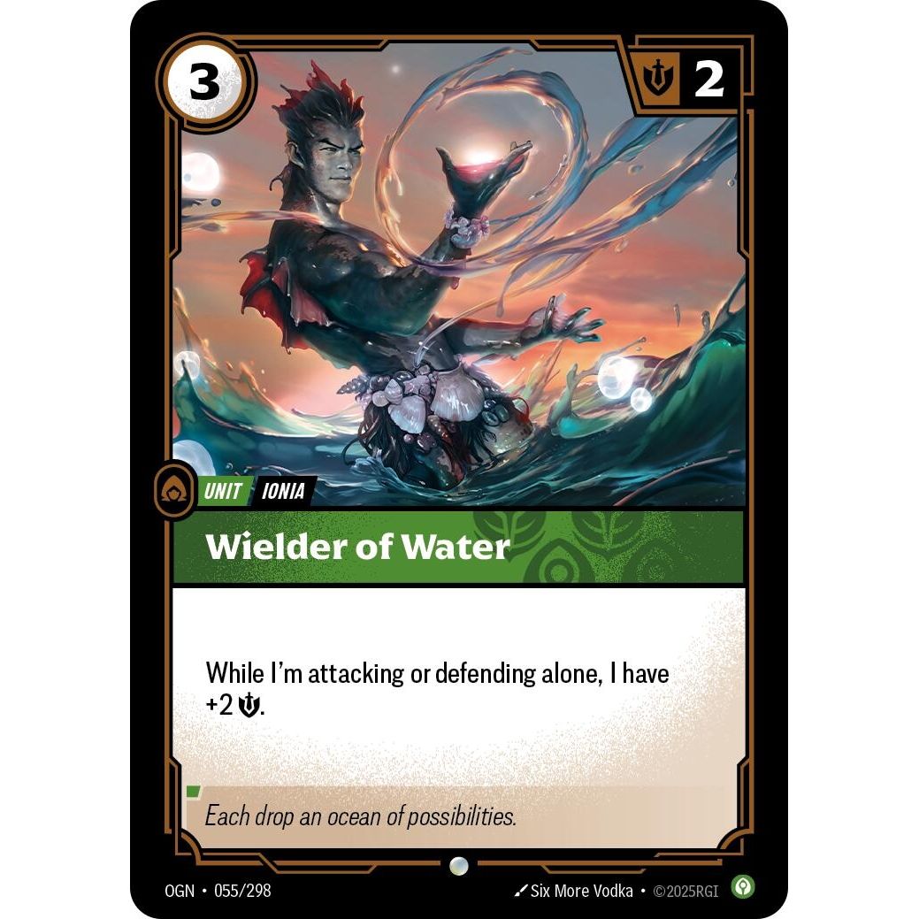 Image for Wielder of Water (055/298) (OGN) - Riftbound: League of Legends Trading Card Game