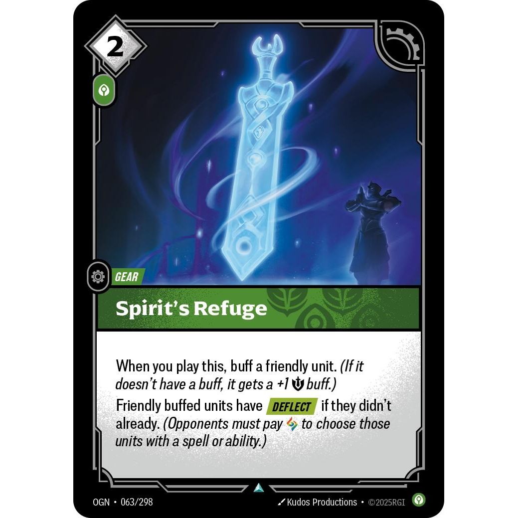 Image for Spirit's Refuge (063/298) (OGN) - Riftbound: League of Legends Trading Card Game