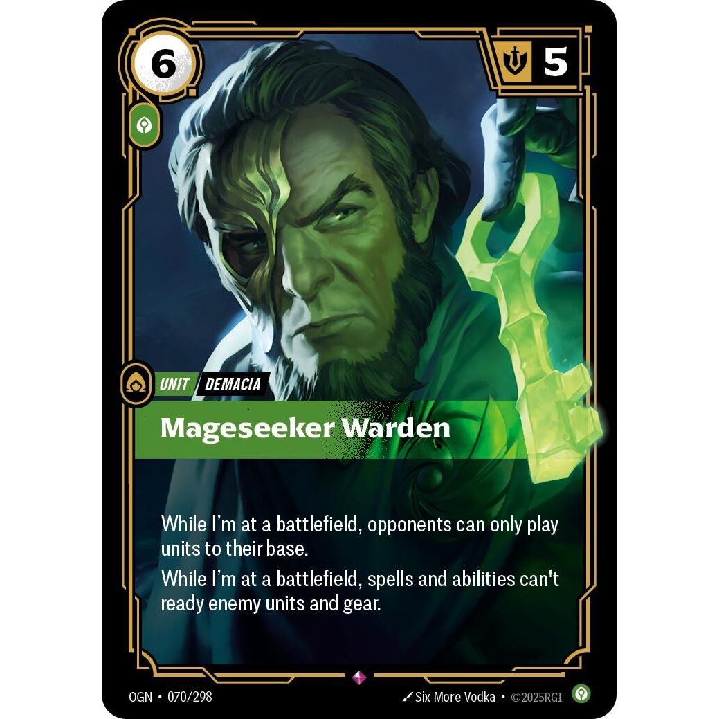 Image for Mageseeker Warden (070/298) (OGN) - Riftbound: League of Legends Trading Card Game