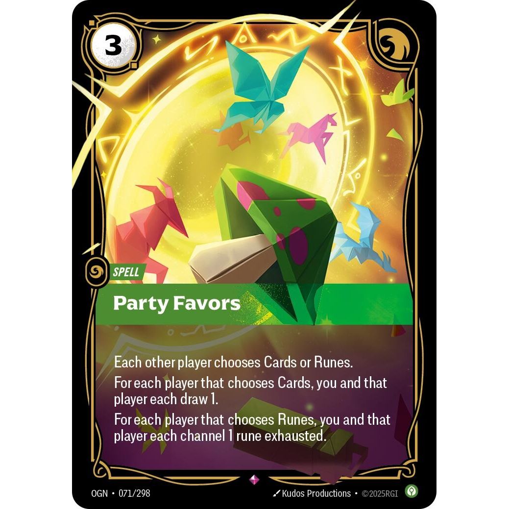 Image for Party Favors (071/298) (OGN) - Riftbound: League of Legends Trading Card Game