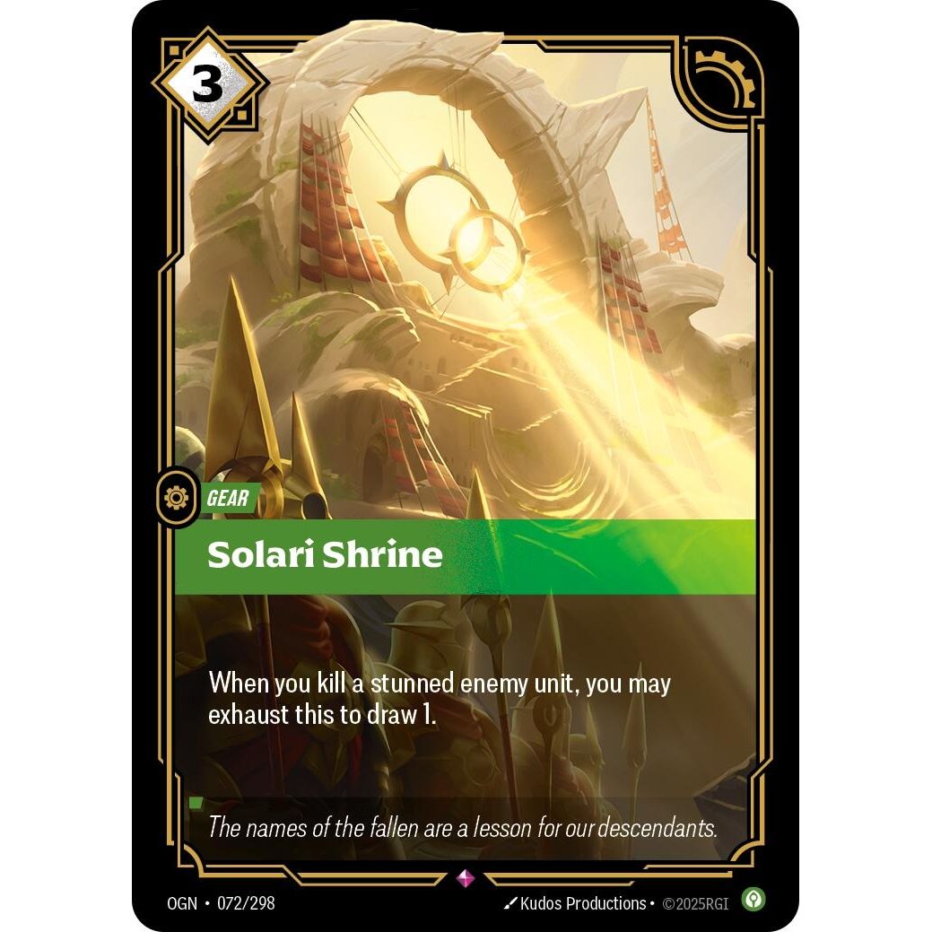 Image for Solari Shrine (072/298) (OGN) - Riftbound: League of Legends Trading Card Game