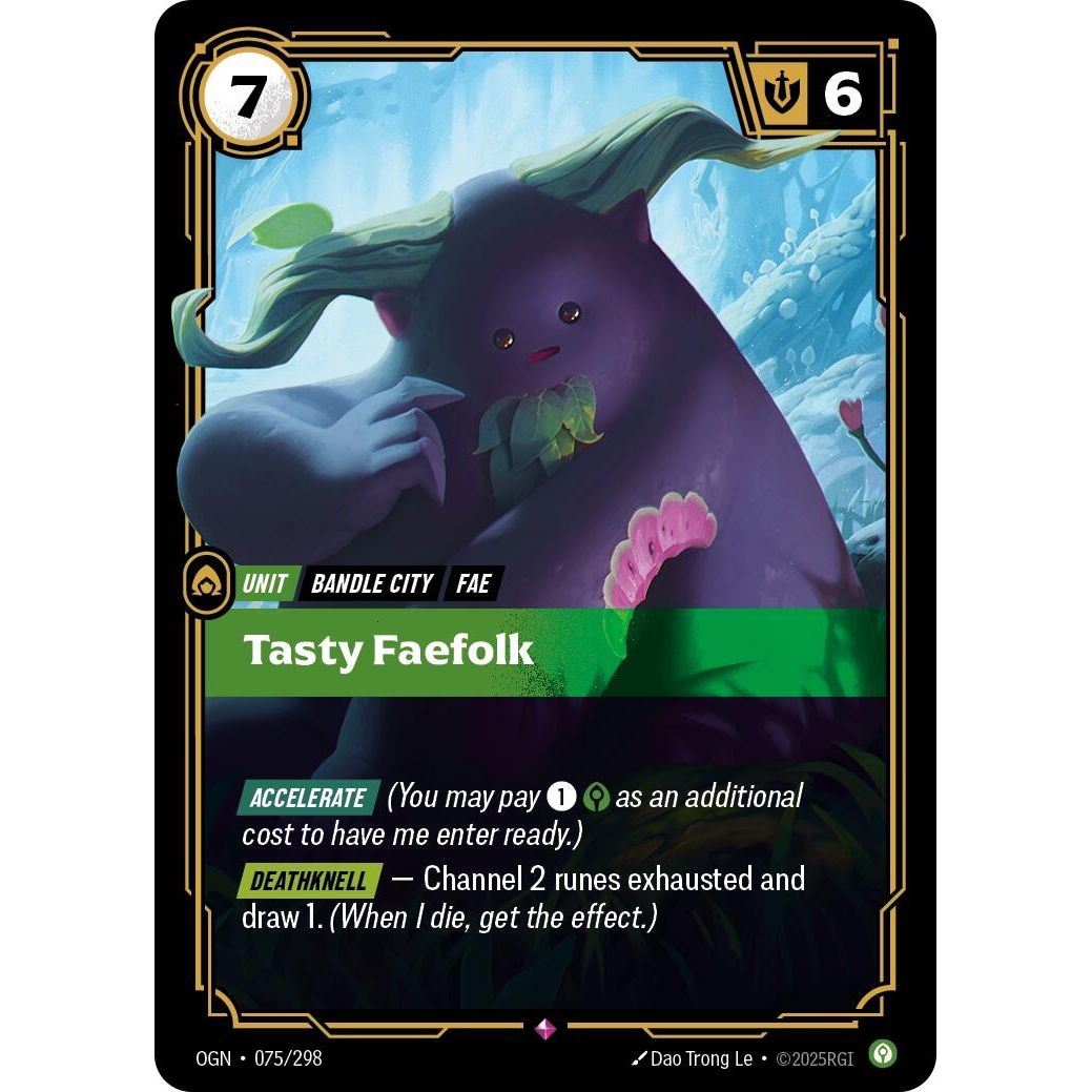 Image for Tasty Faefolk (075/298) (OGN) - Riftbound: League of Legends Trading Card Game