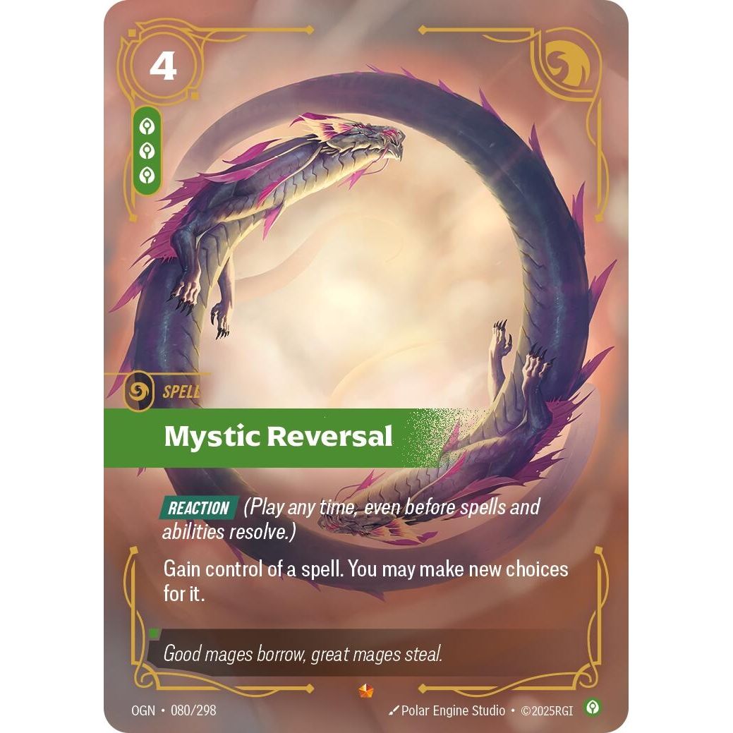 Image for Mystic Reversal (080/298) (OGN) - Riftbound: League of Legends Trading Card Game