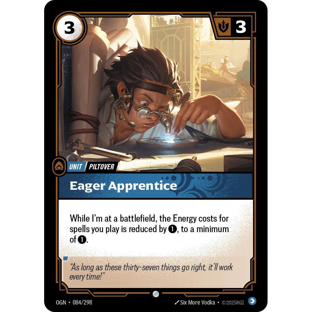 Image for Eager Apprentice (084/298) (OGN) - Riftbound: League of Legends Trading Card Game