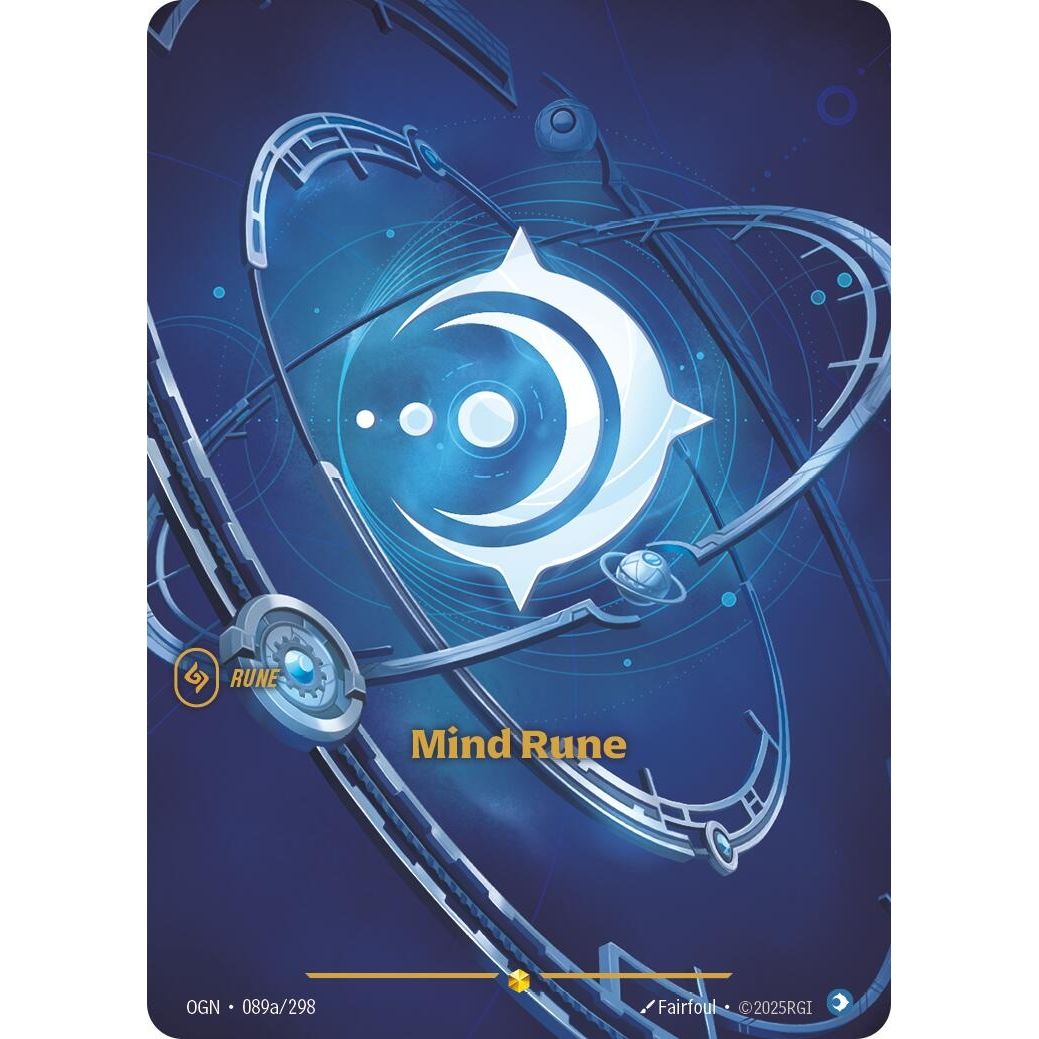 Image for Mind Rune (Alternate Art) (089a/298) (OGN) - Riftbound: League of Legends Trading Card Game