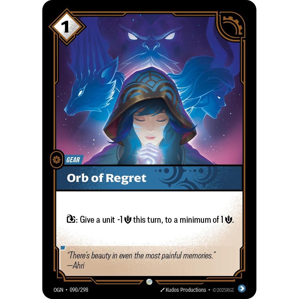 Image for Orb of Regret (090/298) (OGN) - Riftbound: League of Legends Trading Card Game