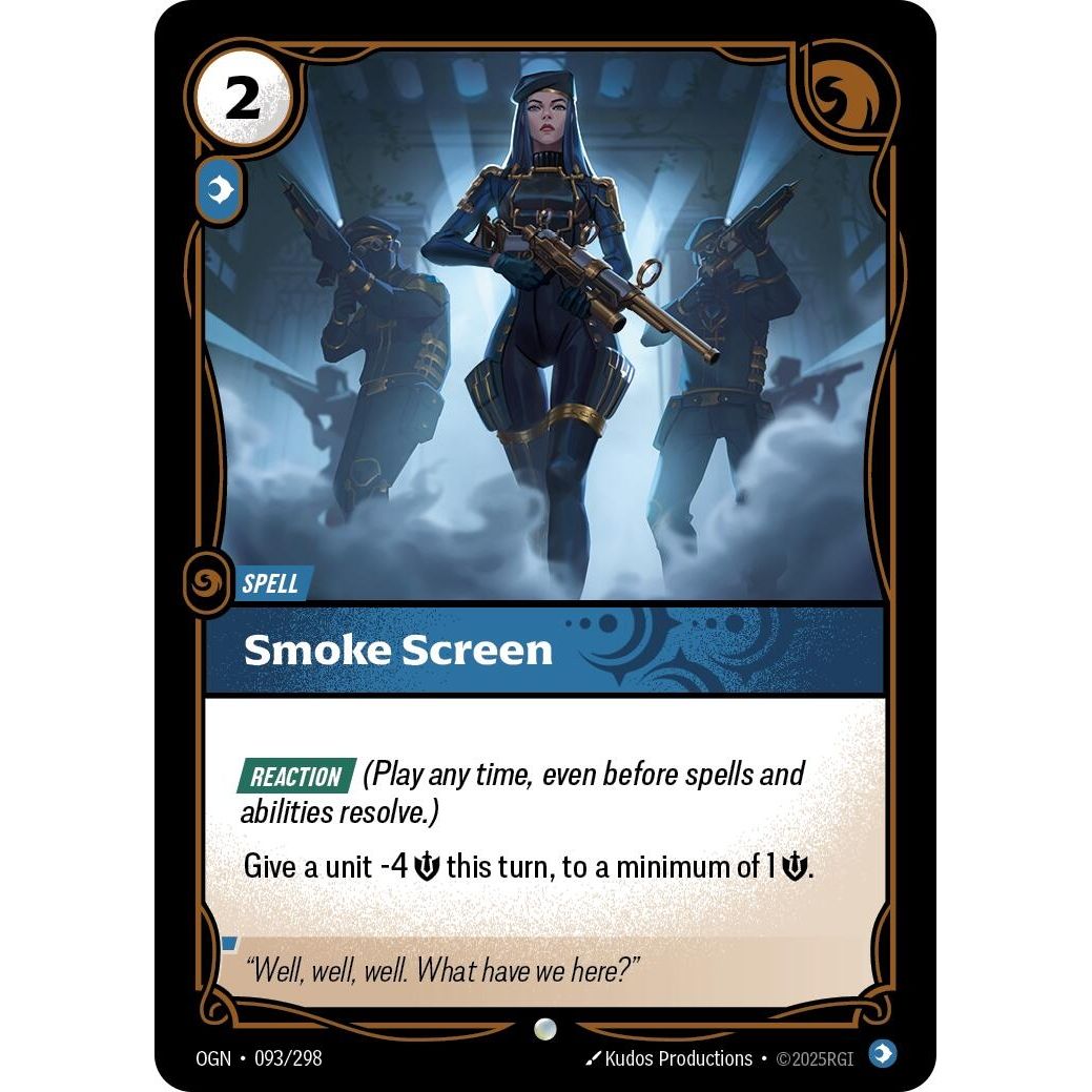 Image for Smoke Screen (093/298) (OGN) - Riftbound: League of Legends Trading Card Game